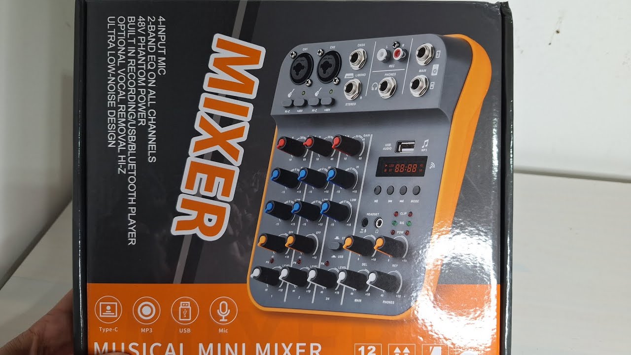 Debra D4M - Unboxing do mixer. #Debra #D4M