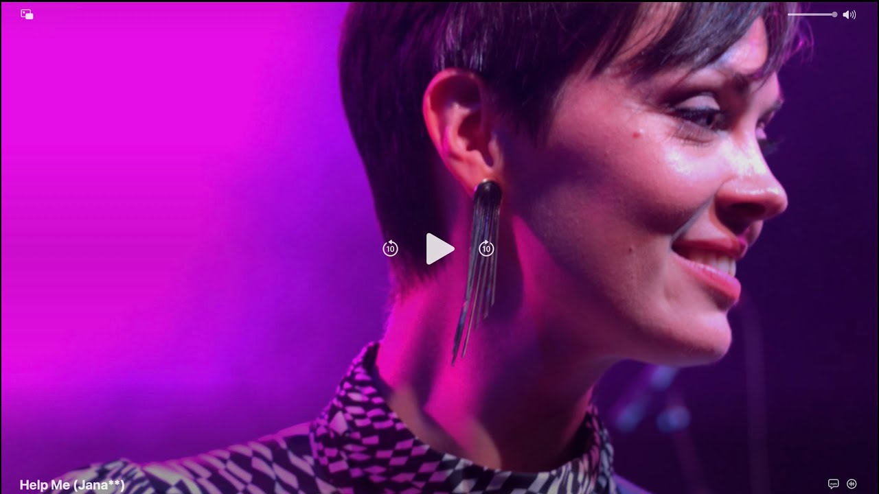 Joni Mitchell's feisty hit song, 'Help Me', performed by the 7-piece band, Hejira