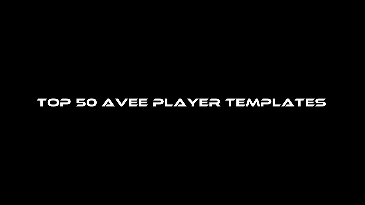 TOP 50 AVEE PLAYER TEMPLATES (TRAP & BASS, NIGHTCORE, DUBSTEP, 3D, ETC) (PART 1)