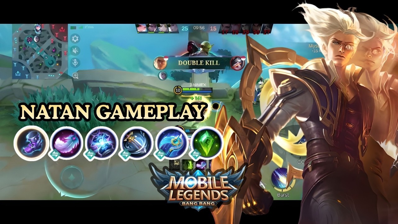 Natan Insane Damage! Endless Basic Attacks — MLBB Gameplay 🌀🔥