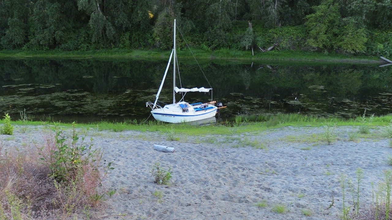 Tiny Sailboat Goes Urban Camping