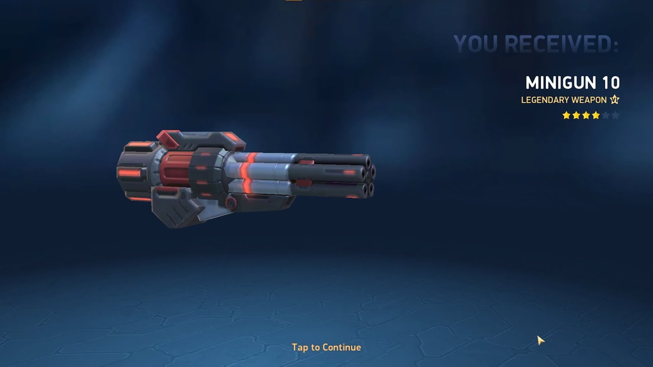 Mech Arena My first Mini Gun!!!!!!!