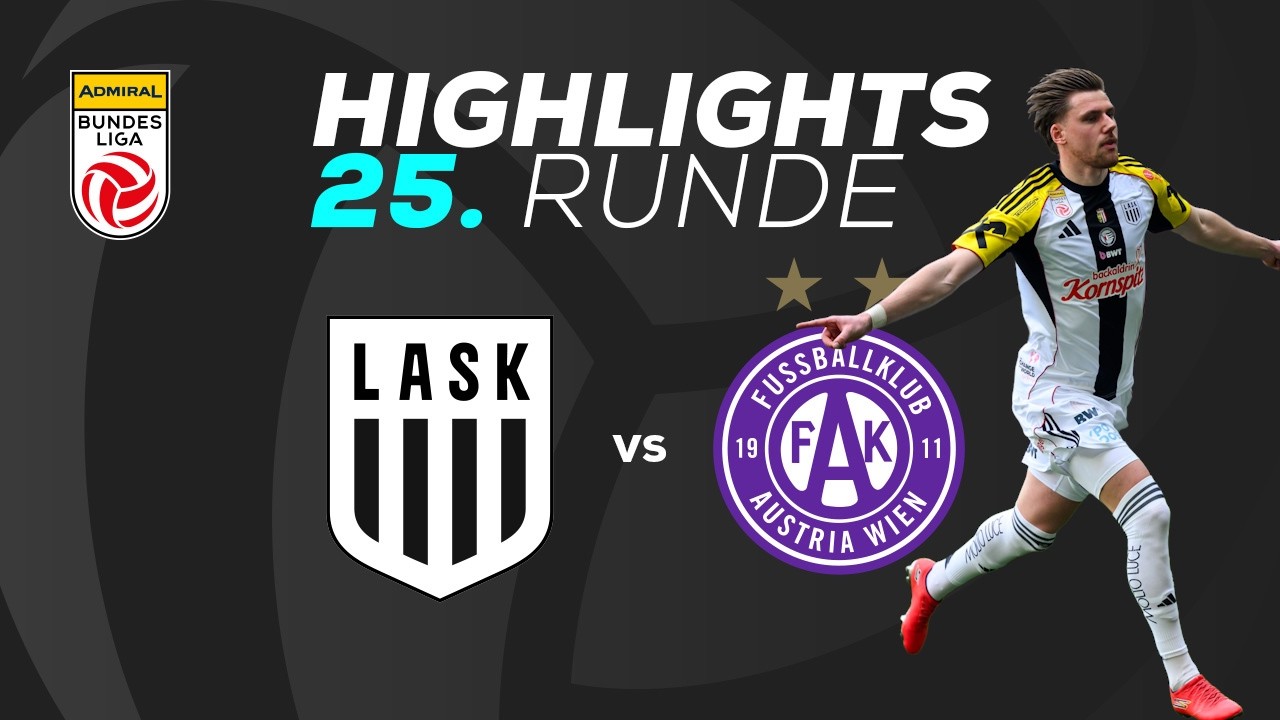 LASK - FK Austria Wien 25. Runde ADMIRAL Bundesliga 2025/26