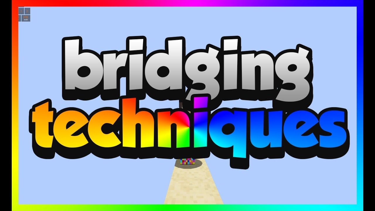 All bridging techniques in Minecraft!