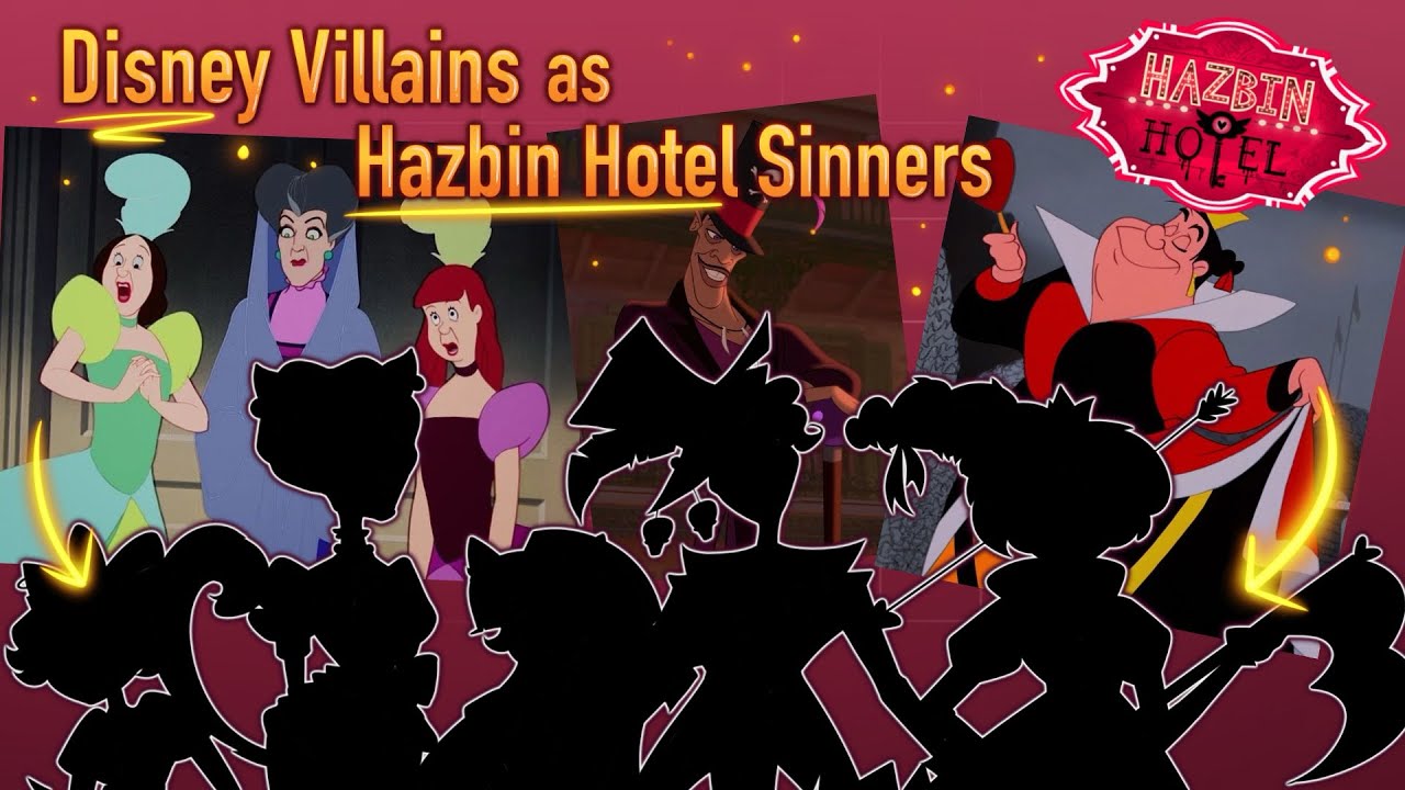 Disney Villains as Hazbin Hotel Sinners