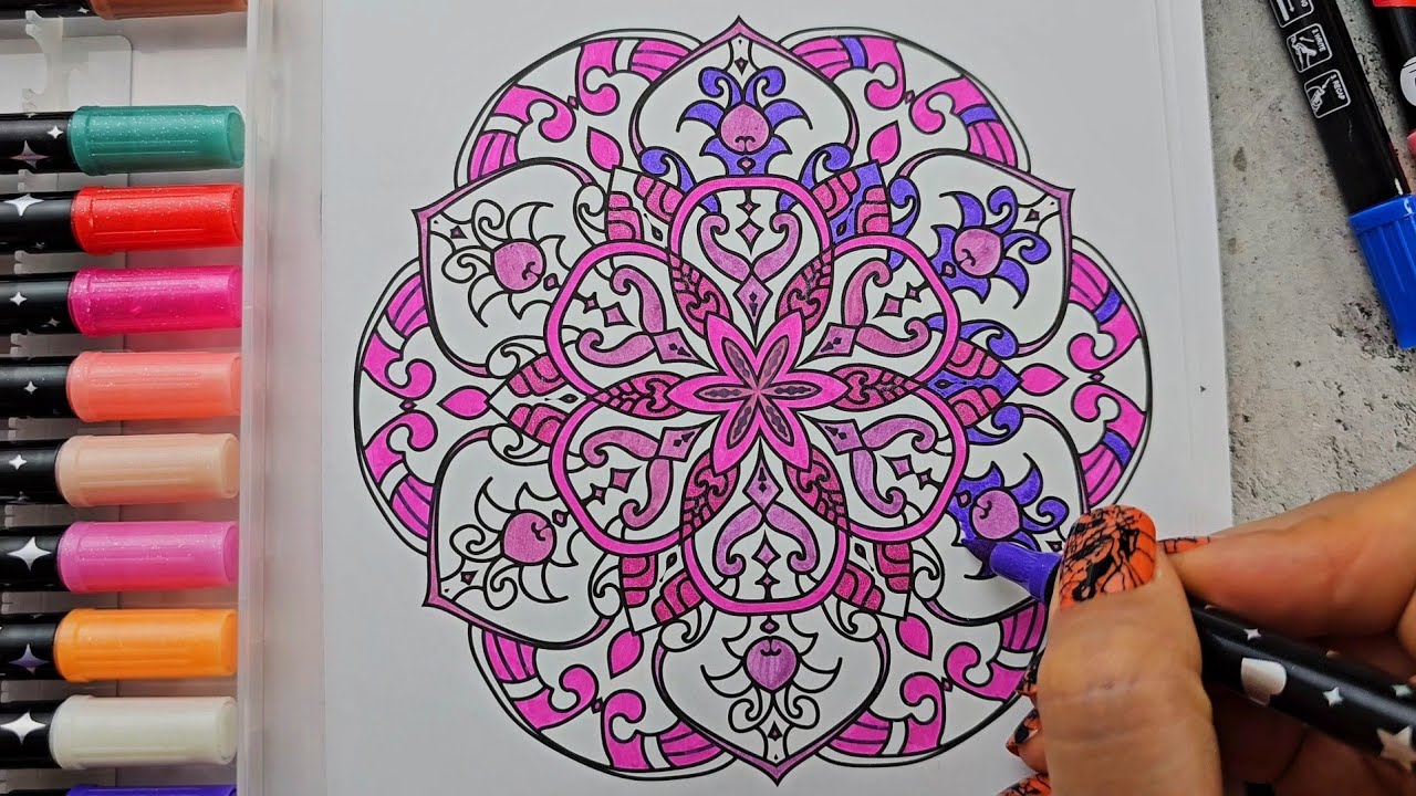 ASMR Mandala with Calming & Meditative Music | Relax & Unwind
