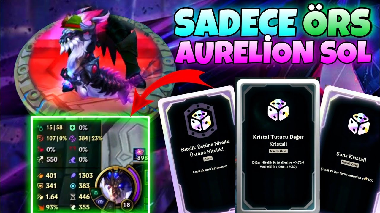 SADECE ÖRS ALARAK ASOL İLE WİN ALMAK - LOL ARENA MODU