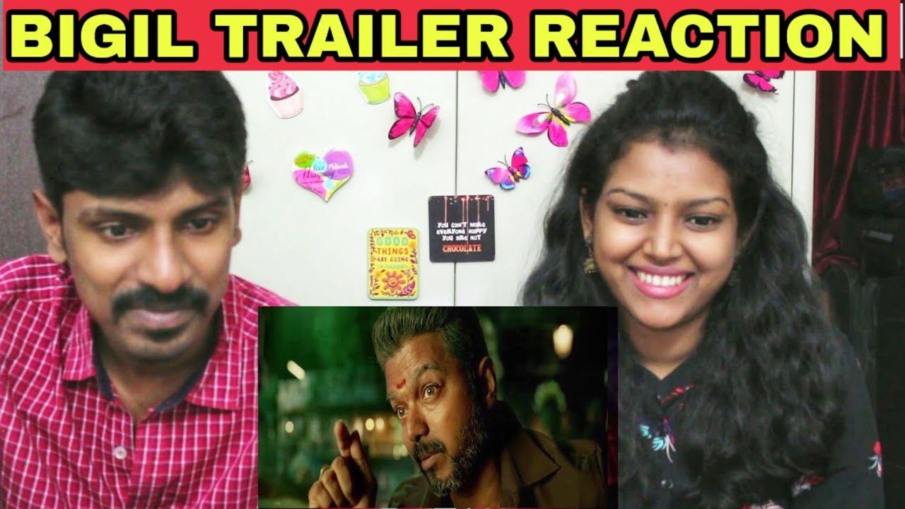 Bigil - Official Trailer Reaction | Thalapathy Vijay, Nayanthara | Atlee | AR Rahman