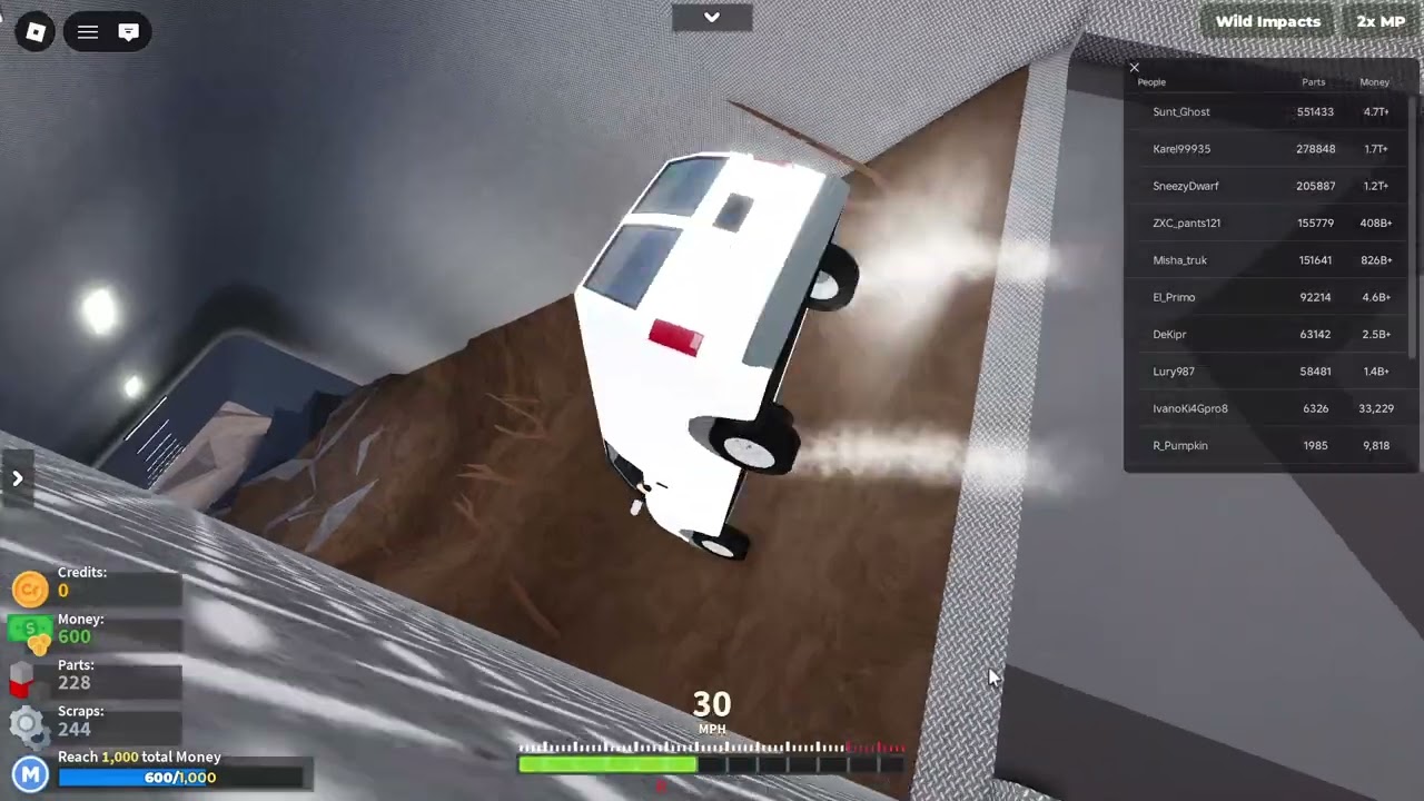 jak zničit auto v robloxu
