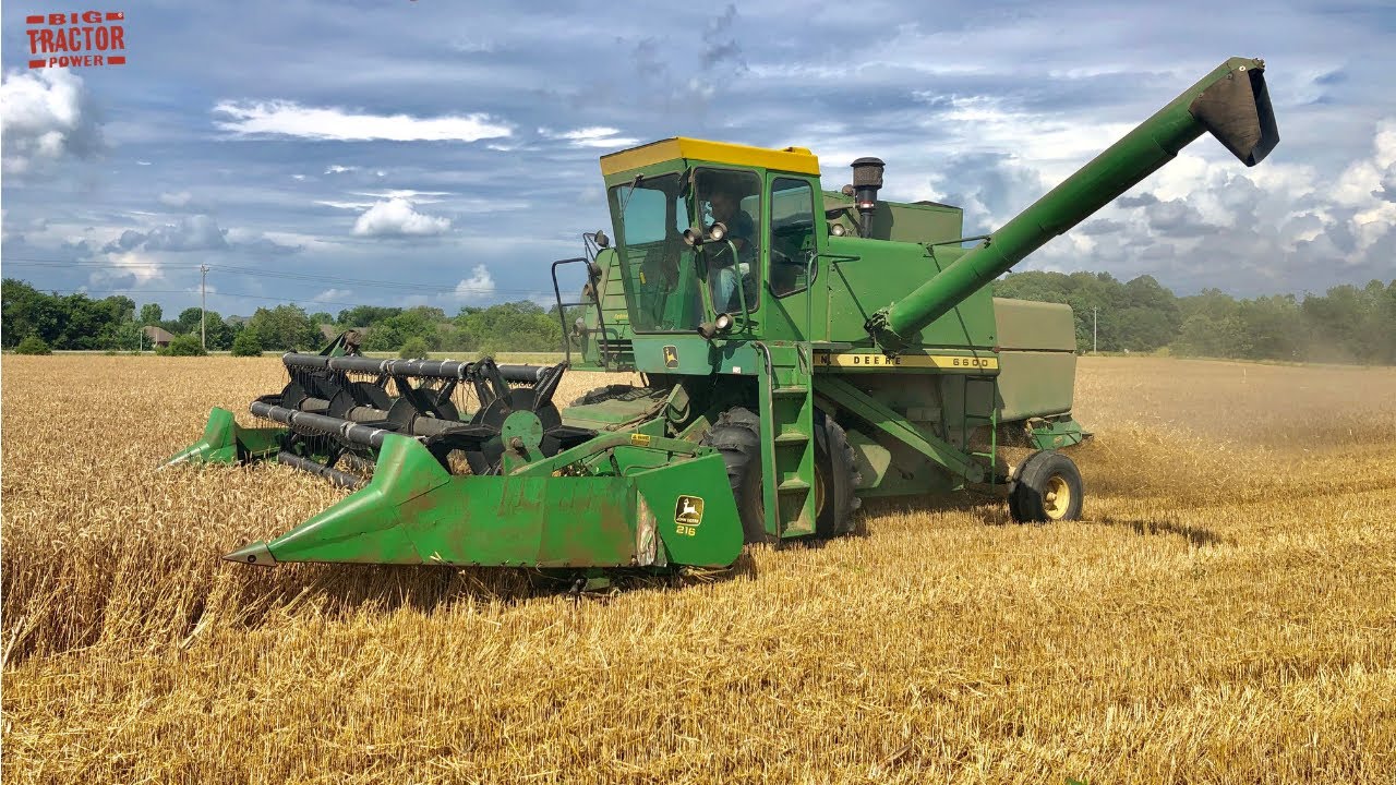 HARVESTING WHEAT & PLANTING SOYBEANS