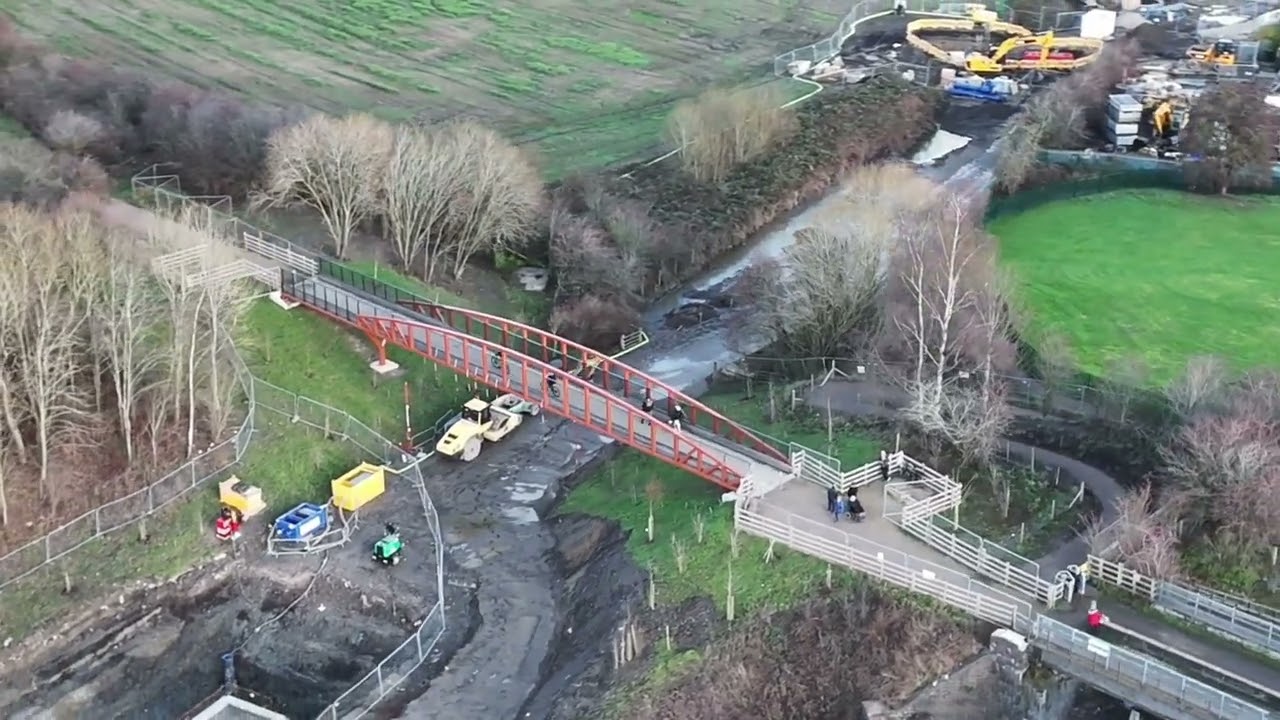 Chesterfield Canal at Staveley - New Years Eve 2025