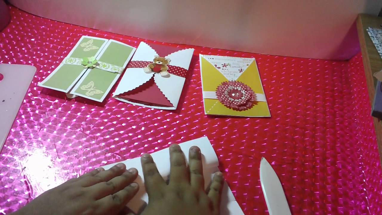 3 TARJETAS/SOBRE POP OPEN SCRAPBOOK FACIL Y ORIGINAL