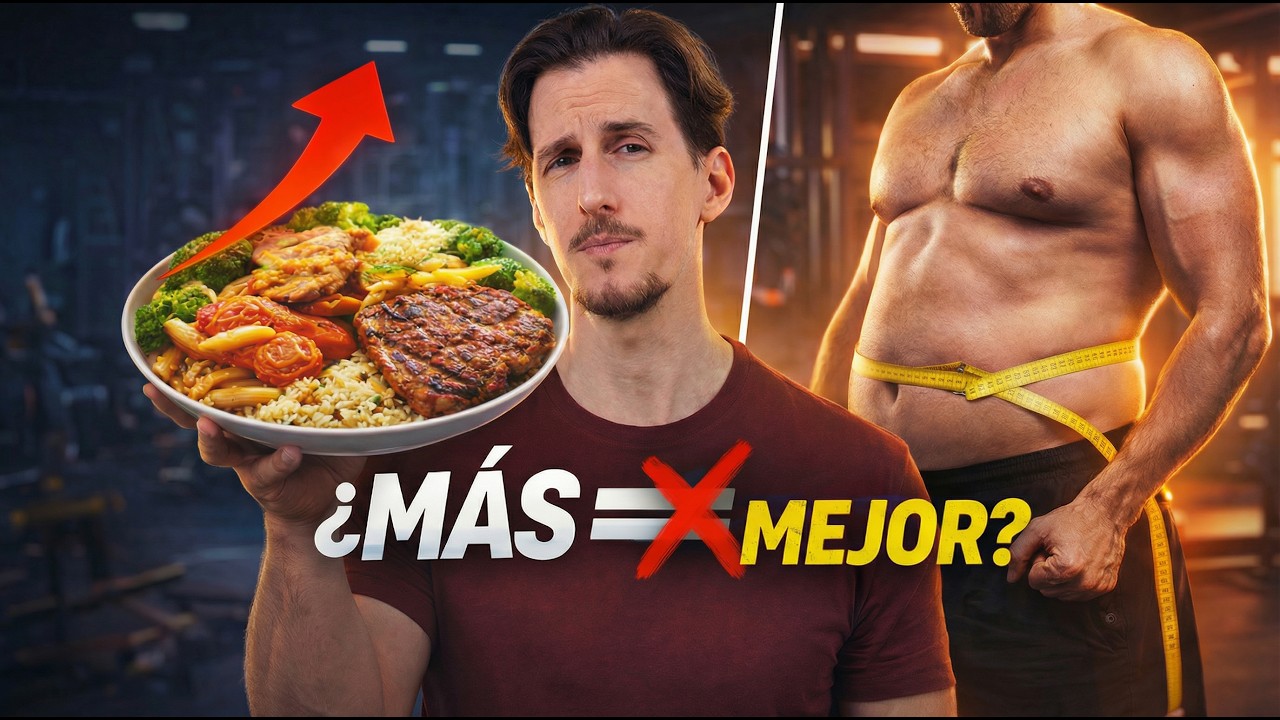 Por qué comer en exceso destruye tu ganancia muscular | La verdad del bulking agresivo