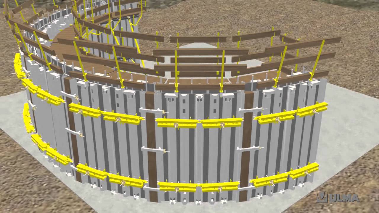 BIRAMAX Encofrado circular met&aacute;lico - ULMA Construction [es]