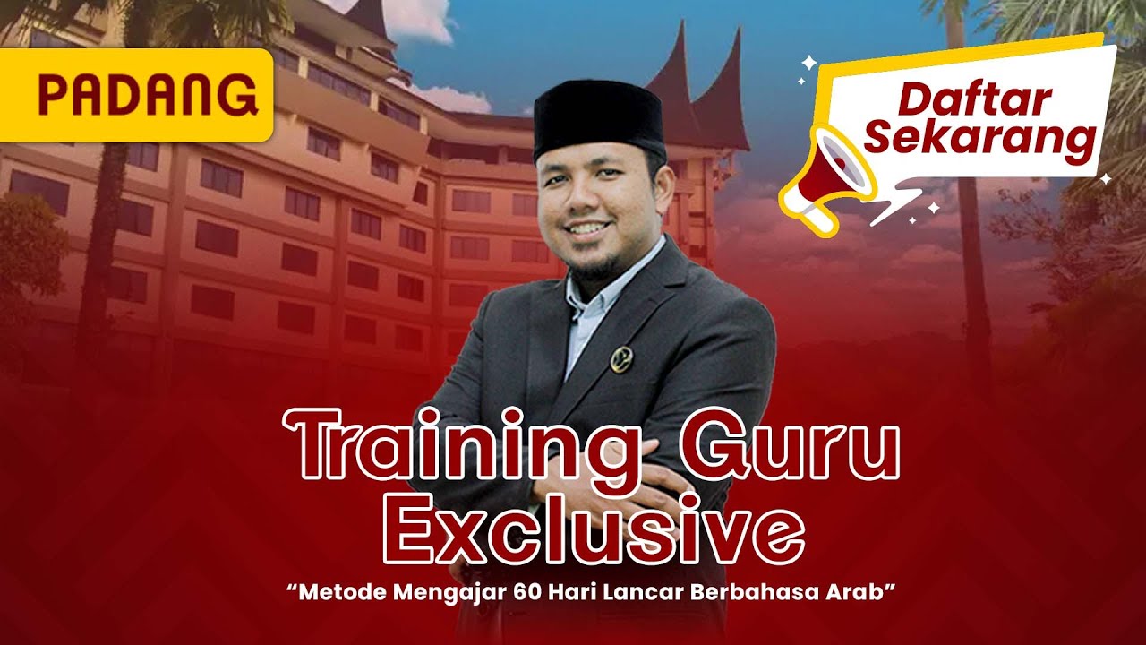 SEGERA HADIR TRAINING GURU PROFESIONAL DI KOTA PADANG