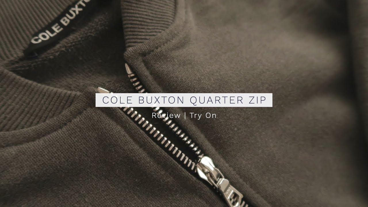 Cole Buxton Quarter Zip | Review + Try On