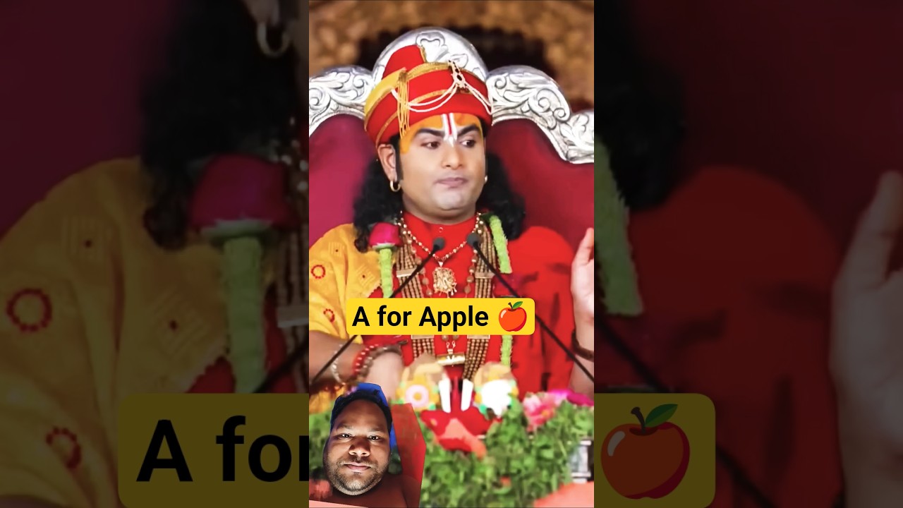 A for apple 🍎🍏 #shorts #anirudhacharya #katha