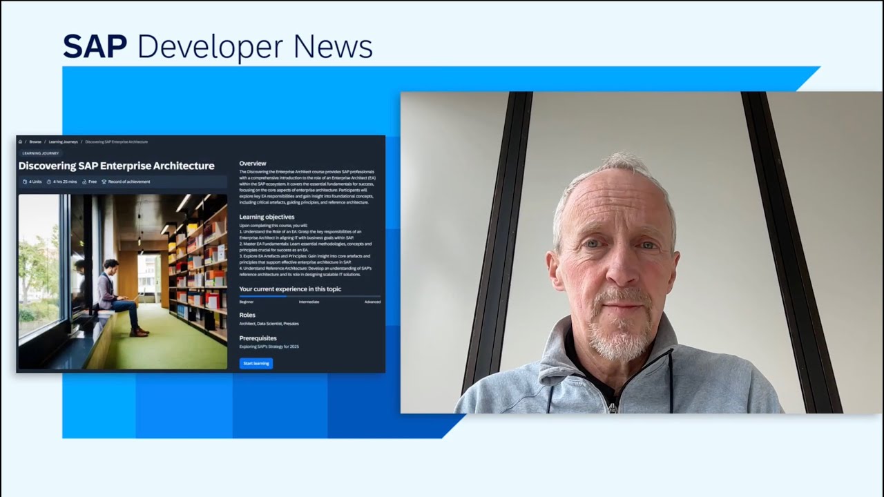 New EA Learning Journey, ABAP Cloud Shorts, What's New HANA Cloud | SAP Developer News