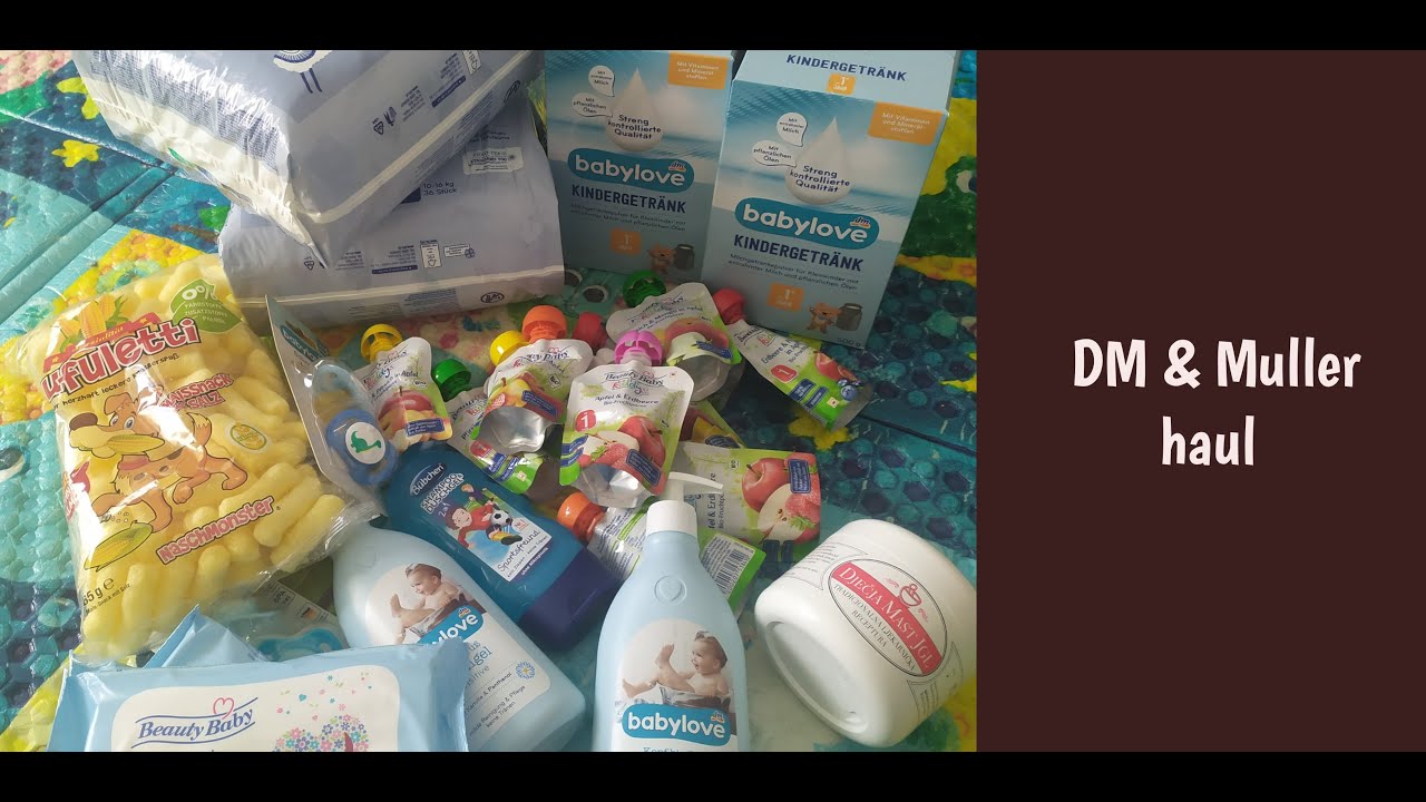DM i Muller haul (stvari za djecu)