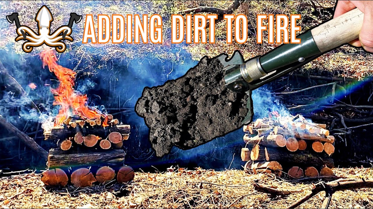 Upside Down Fire With Dirt In It