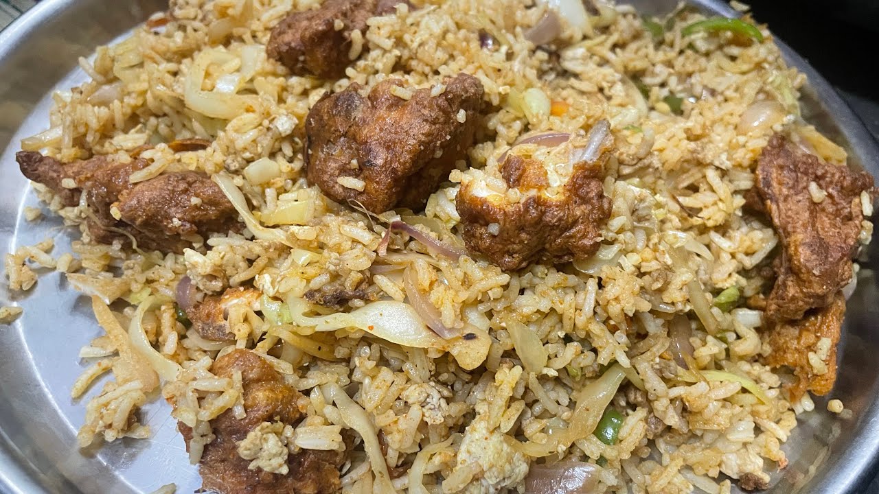 வீட்லயே சூப்பரான சுவையான சிக்கன் ப்ரைடுரைஸ் செய்வது எப்படி???#tamilsamaiyal #lunchboxreceipe#foodie