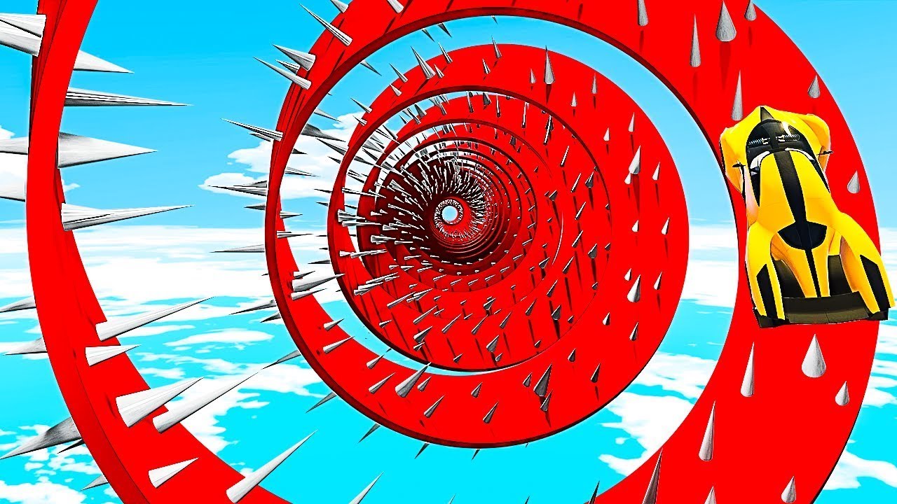 speedrunning this impossible spike loop challenge in GTA 5 gave me an existential crisis