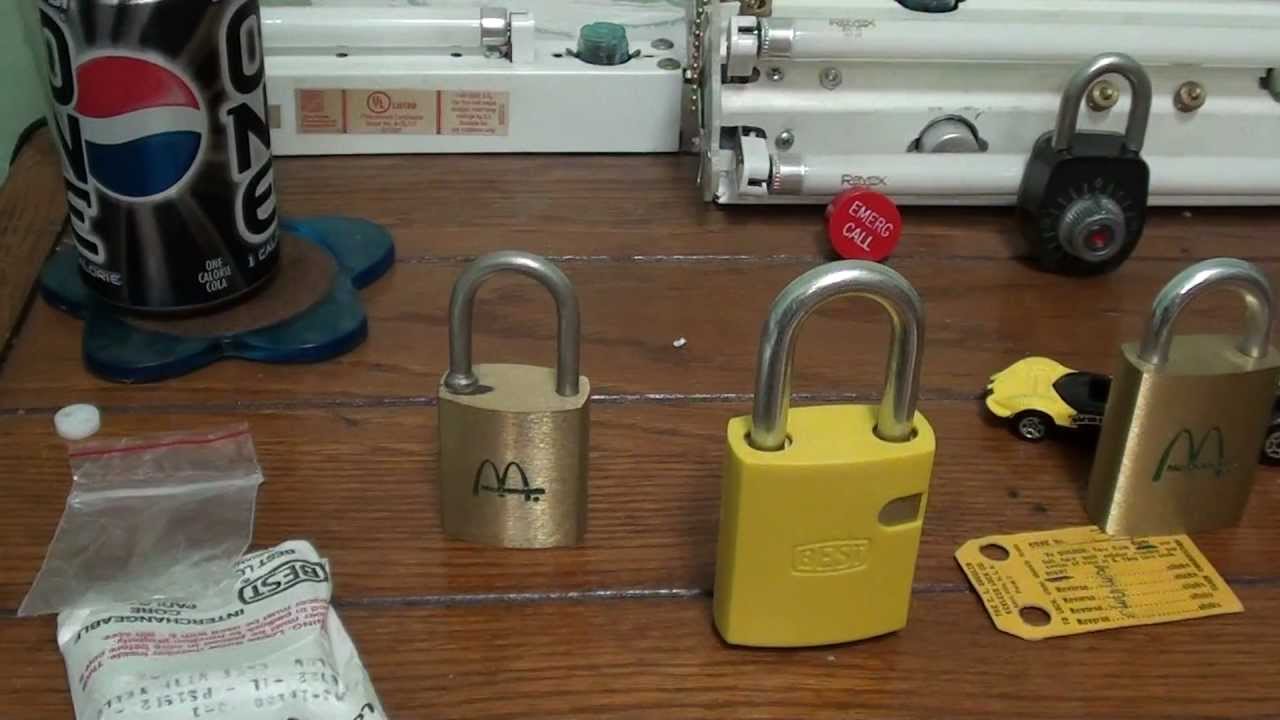 Unboxing An AWESOME McDonald's Best 1B712 Padlock and 21B722 Padlock