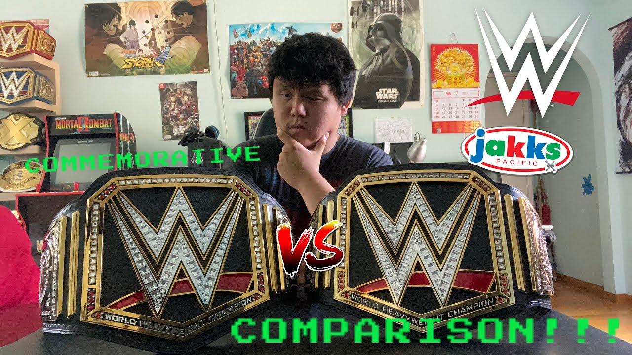 WWE Jakks Pacific Belt vs Commemorative Belt (COMPARISON)