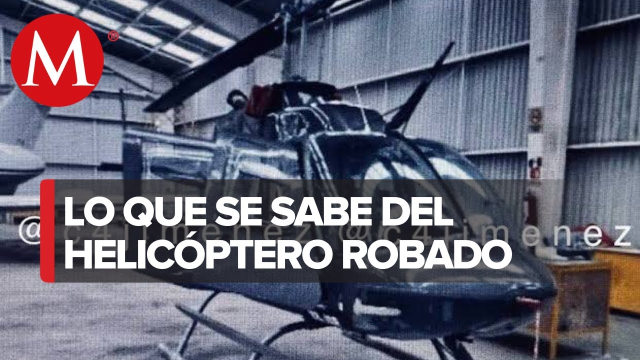 El 21 de julio, &uacute;ltimo sobrevuelo de helic&oacute;ptero robado en AICM