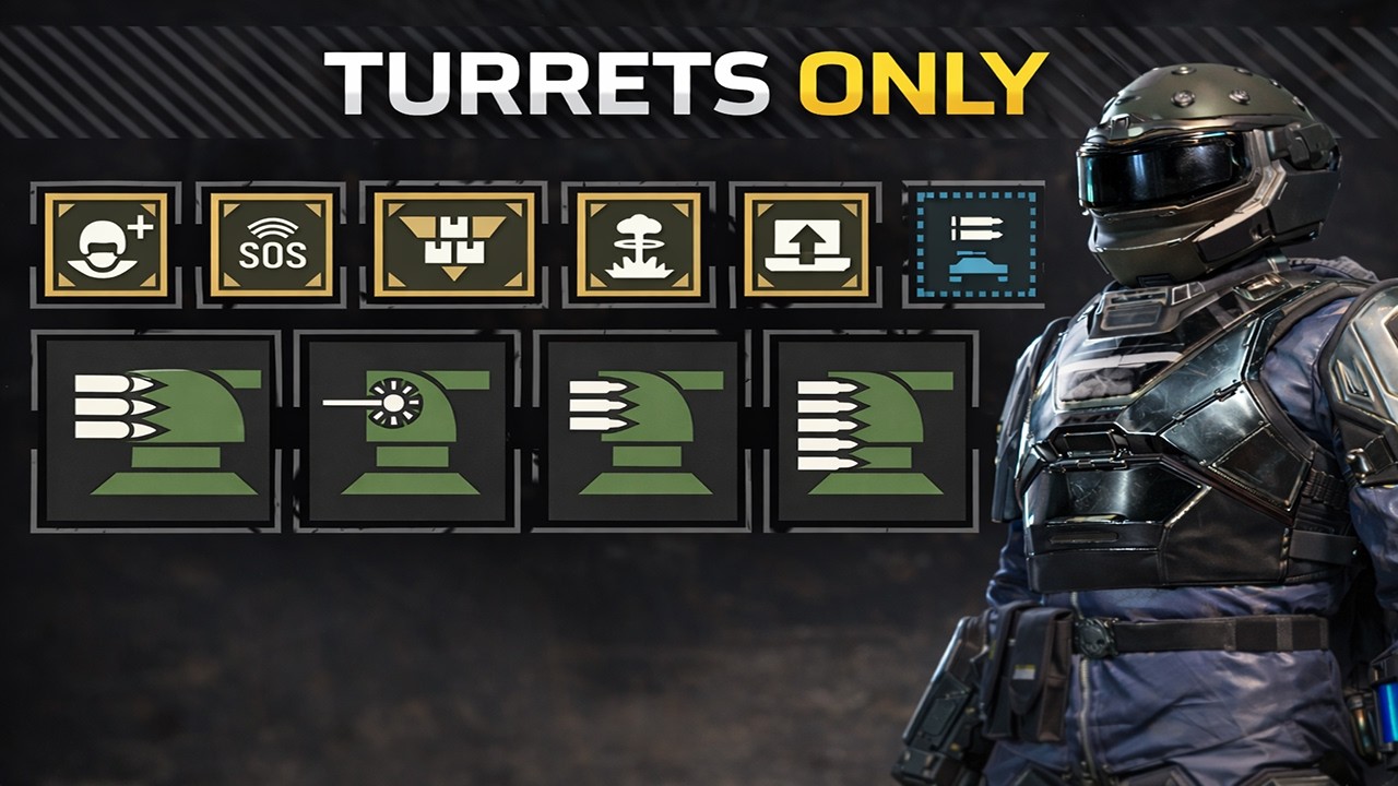 USING ONLY TURRETS IN HELLDIVERS 2 (SUPERHELLDIVE)