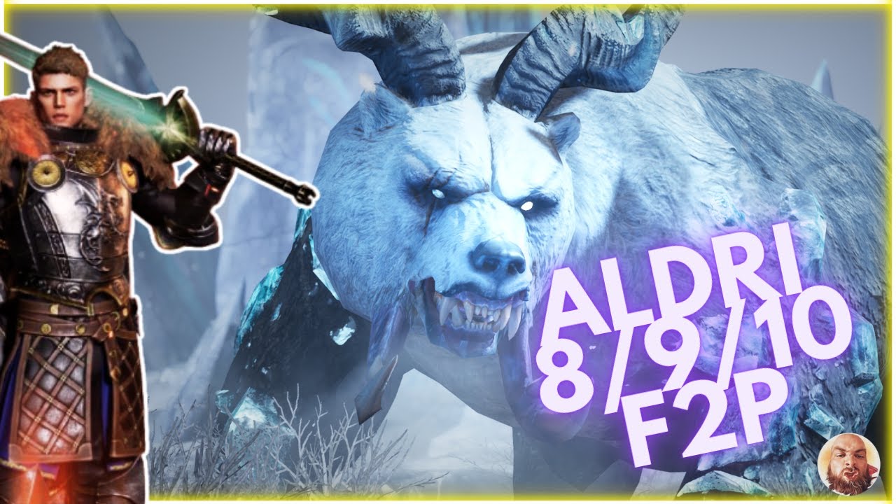 ALDRI 8/9/10 F2P NO LEG : KING ARTHUR LEGEND RISE