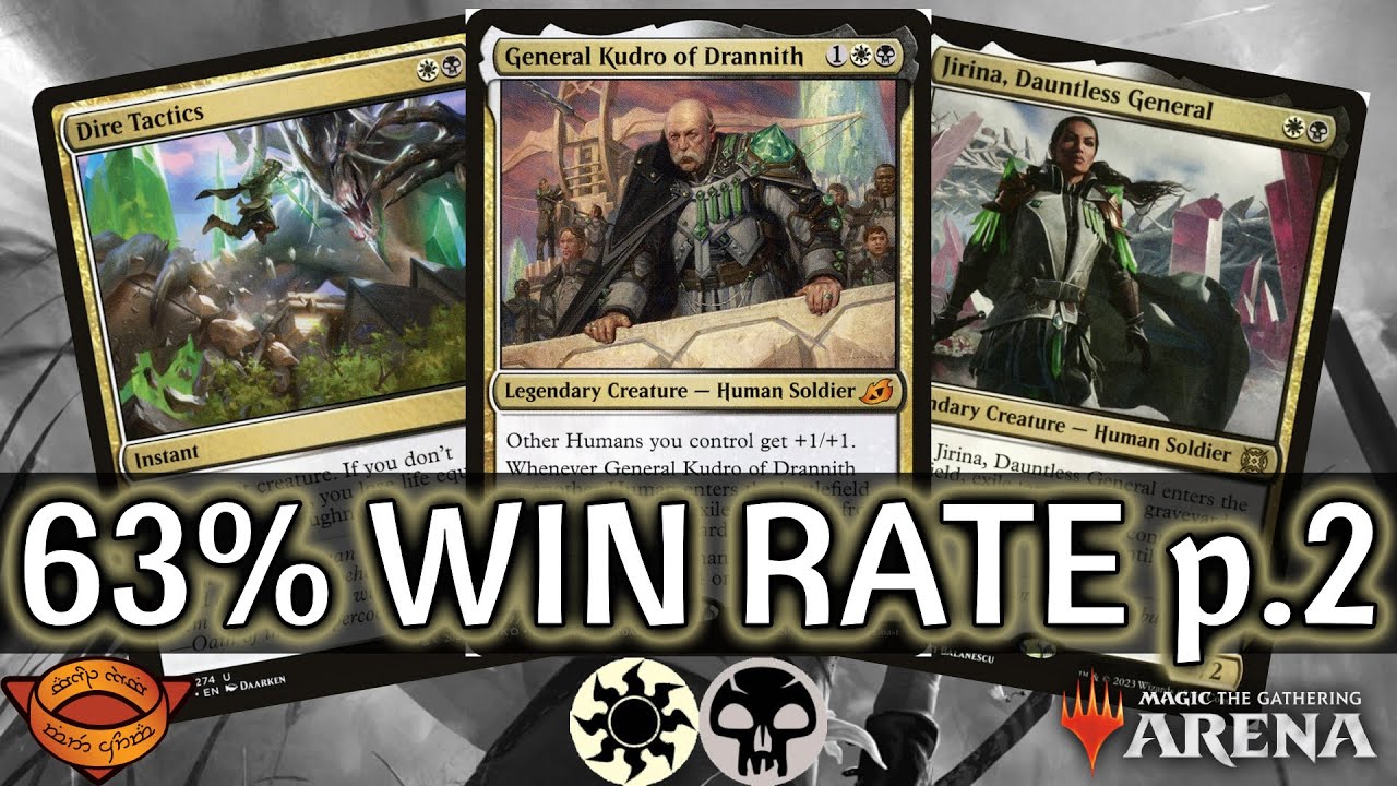 ⚪⚫ Orzhov Humans, 63% Win Rate part 2 | MTG Arena | Explorer | BO3 | The Lord of the Rings