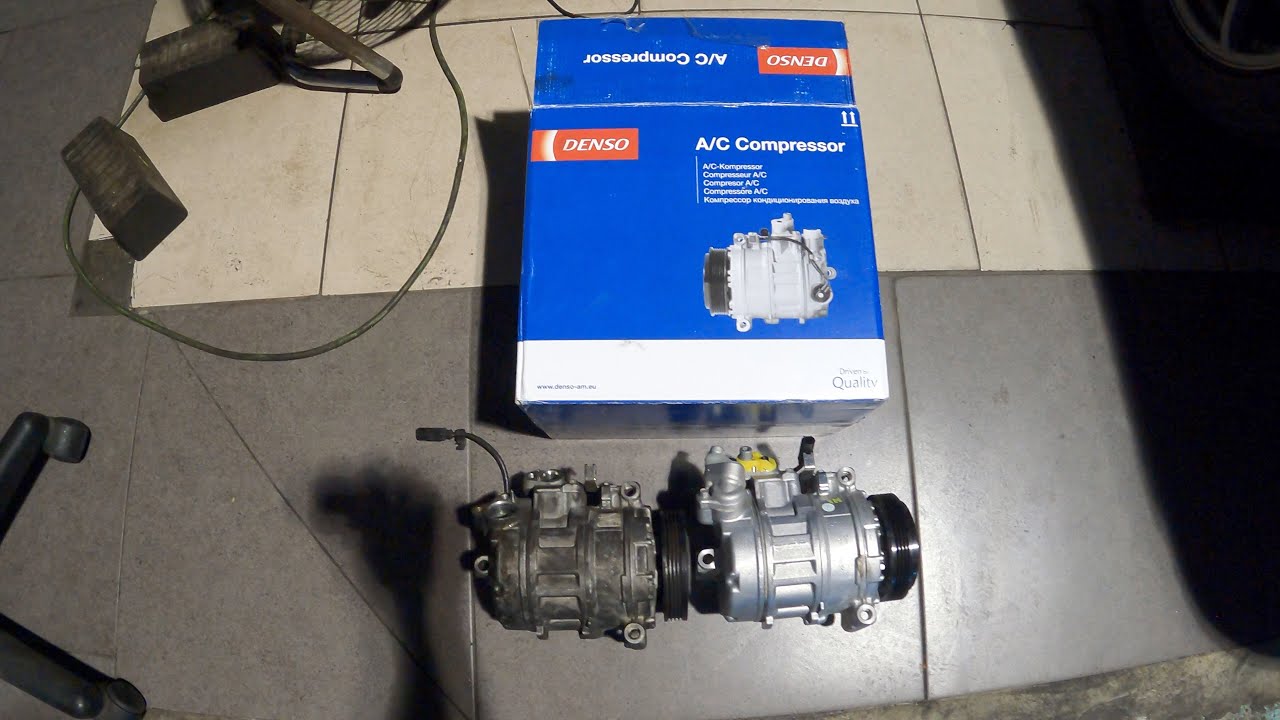 How To Replace a A/C Compressor BMW 650Ci E63 4.8l 2003~2010 N62TU B48 6HP26A1