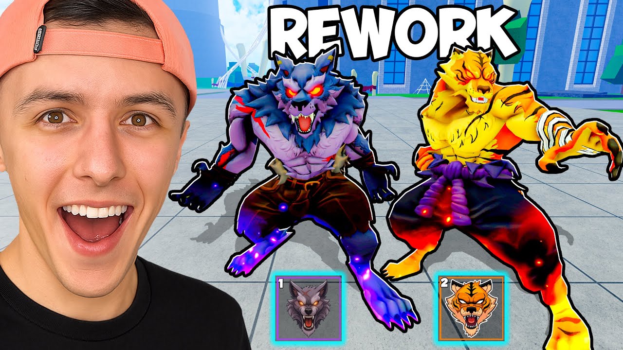 Le TIGRE/LOUP a 100% c'est inarretable ! (blox fruits pvp)