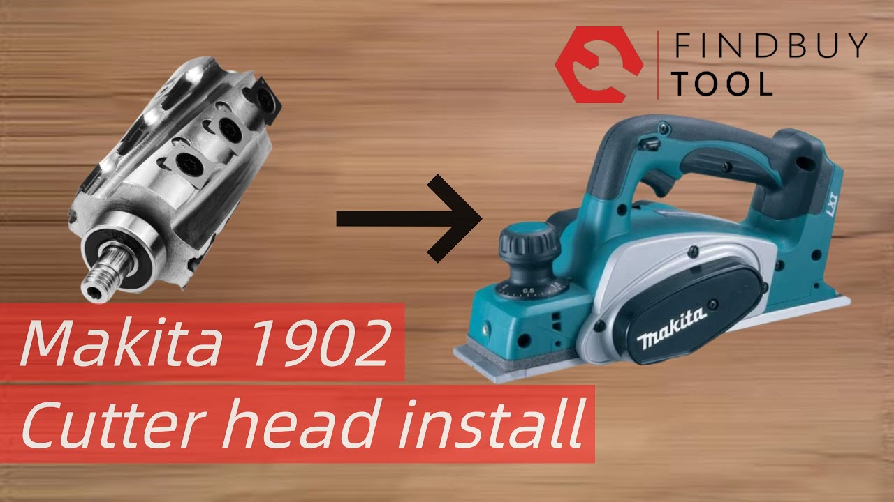 How to install a spiral cutter head on Makita Planer 1902