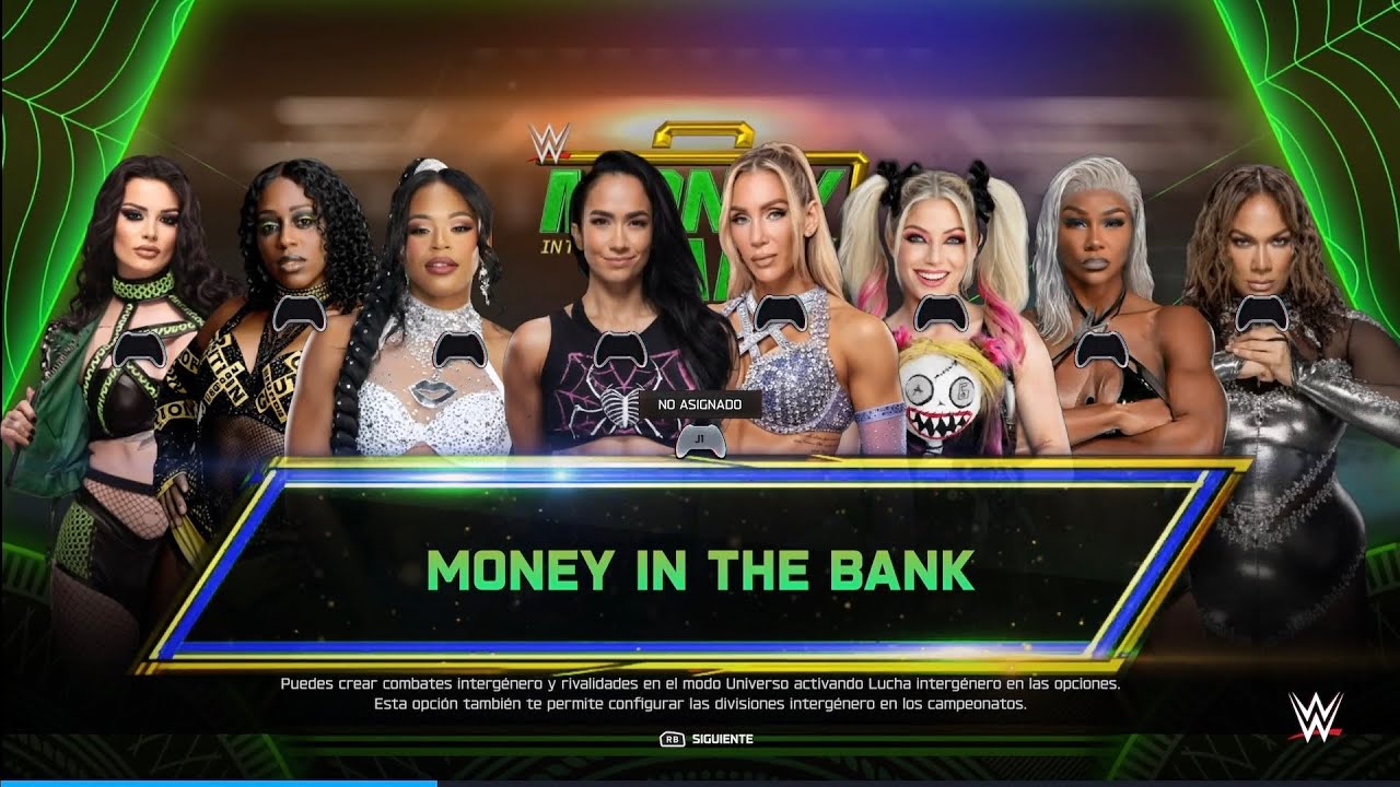 WWE 2K25 MITB LADDER MATCH AT MONEY IN THE BANK 