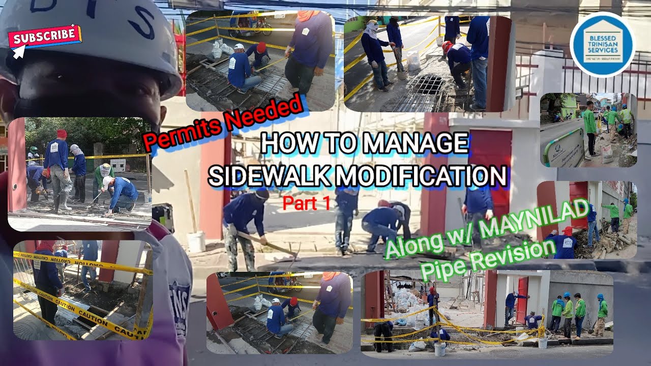 HOW TO MANAGE SIDEWALK MODIFICATION