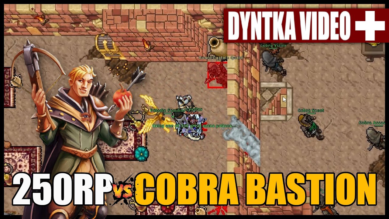 250RP vs Cobra Bastion | Tibia - Zephyra - Dyntka Video +