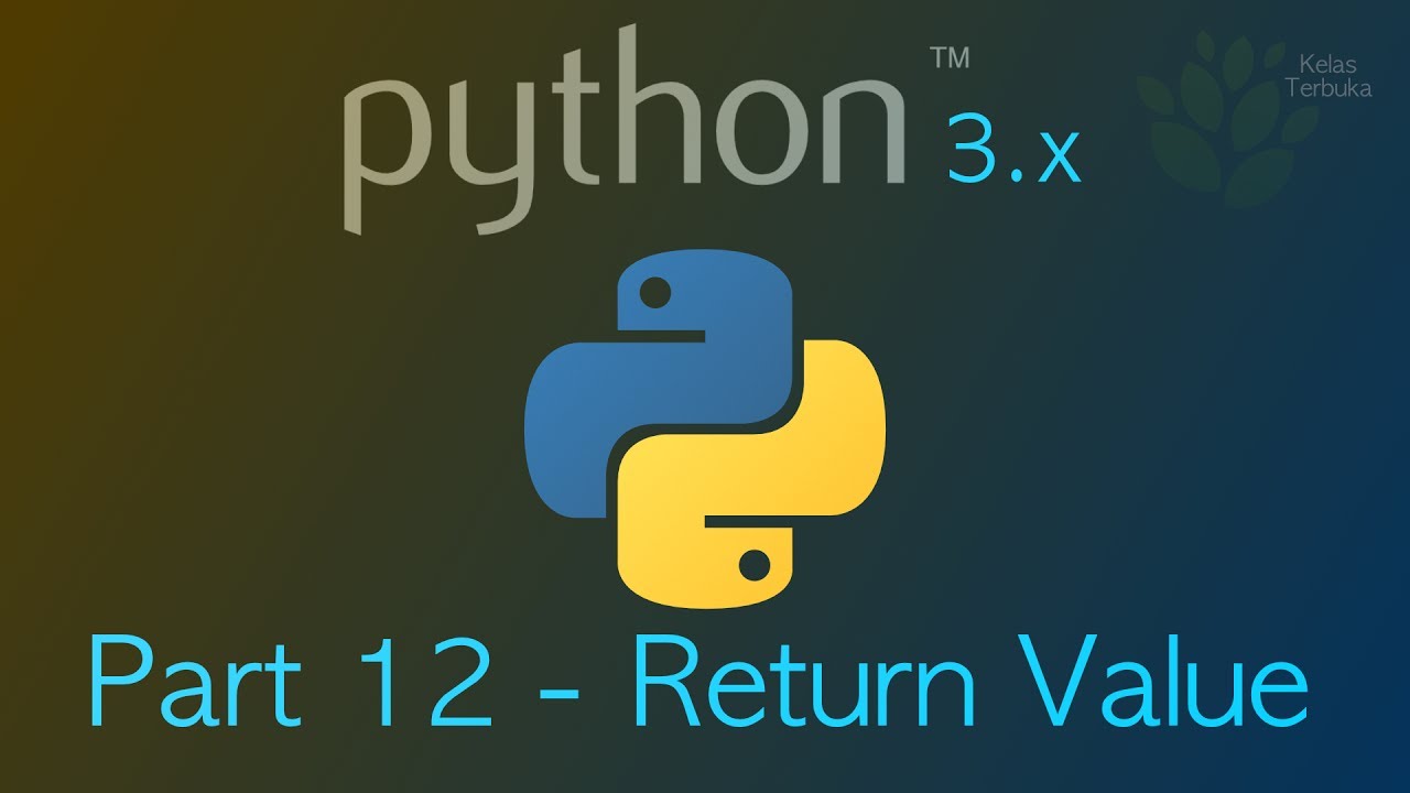 Belajar Python #12 - Return Value