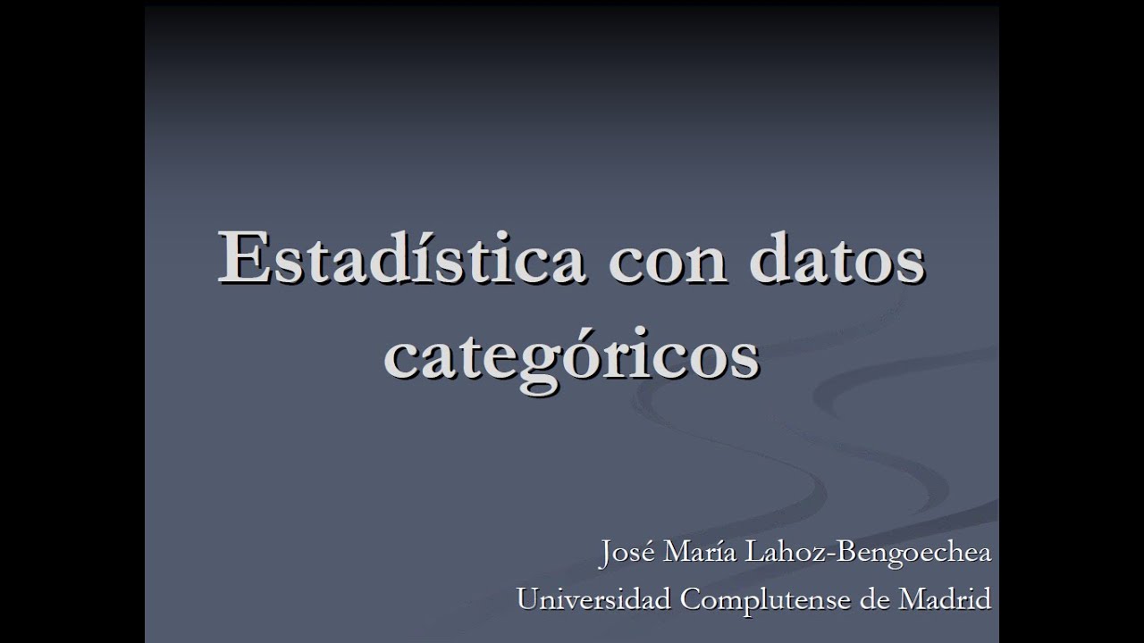 Estadística con datos categóricos: chi cuadrado