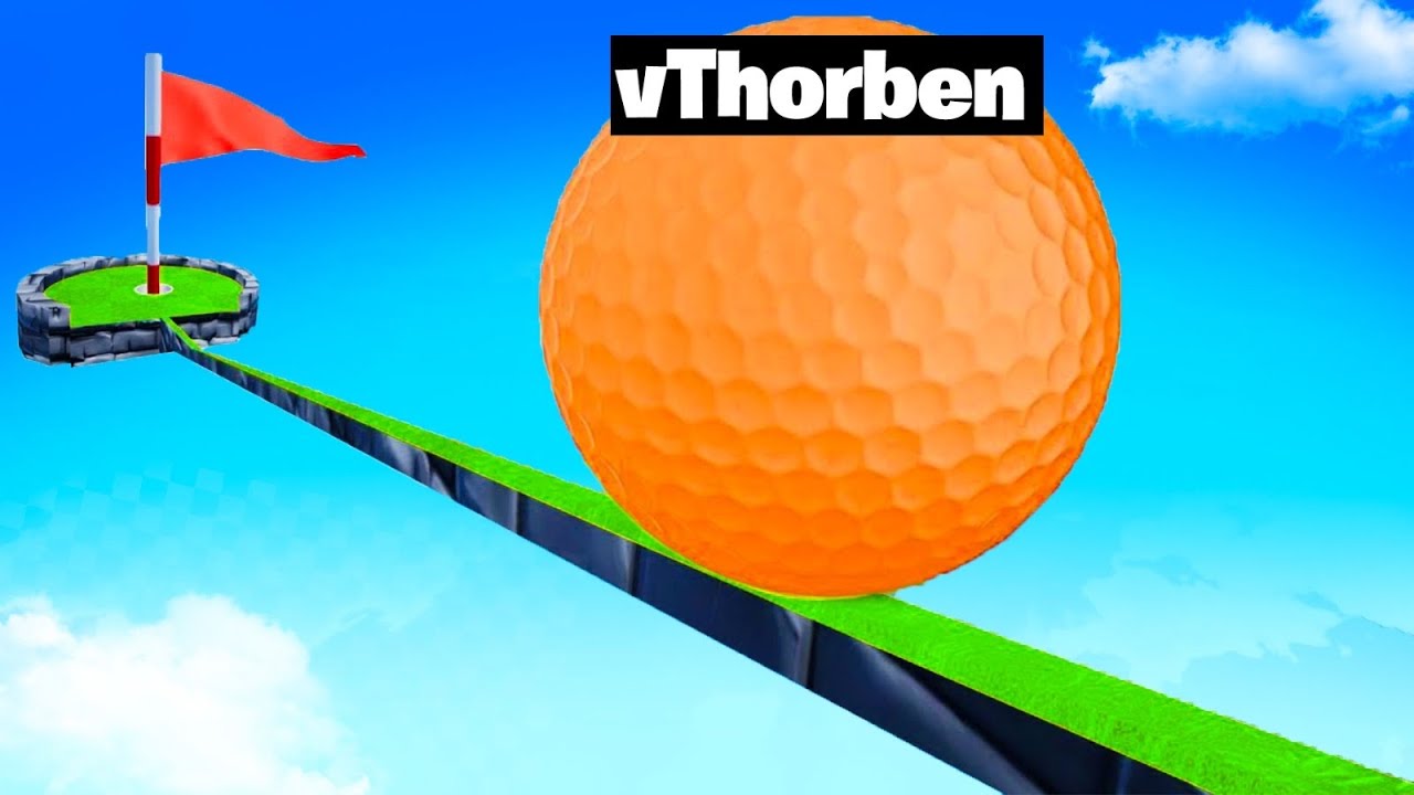 XXL Golf Bal vs Mini Hole (Golf It)
