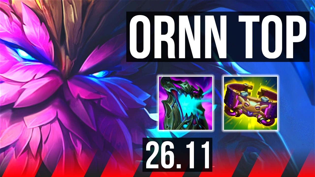 ORNN vs DARIUS (TOP) | EUW Master | 26.11