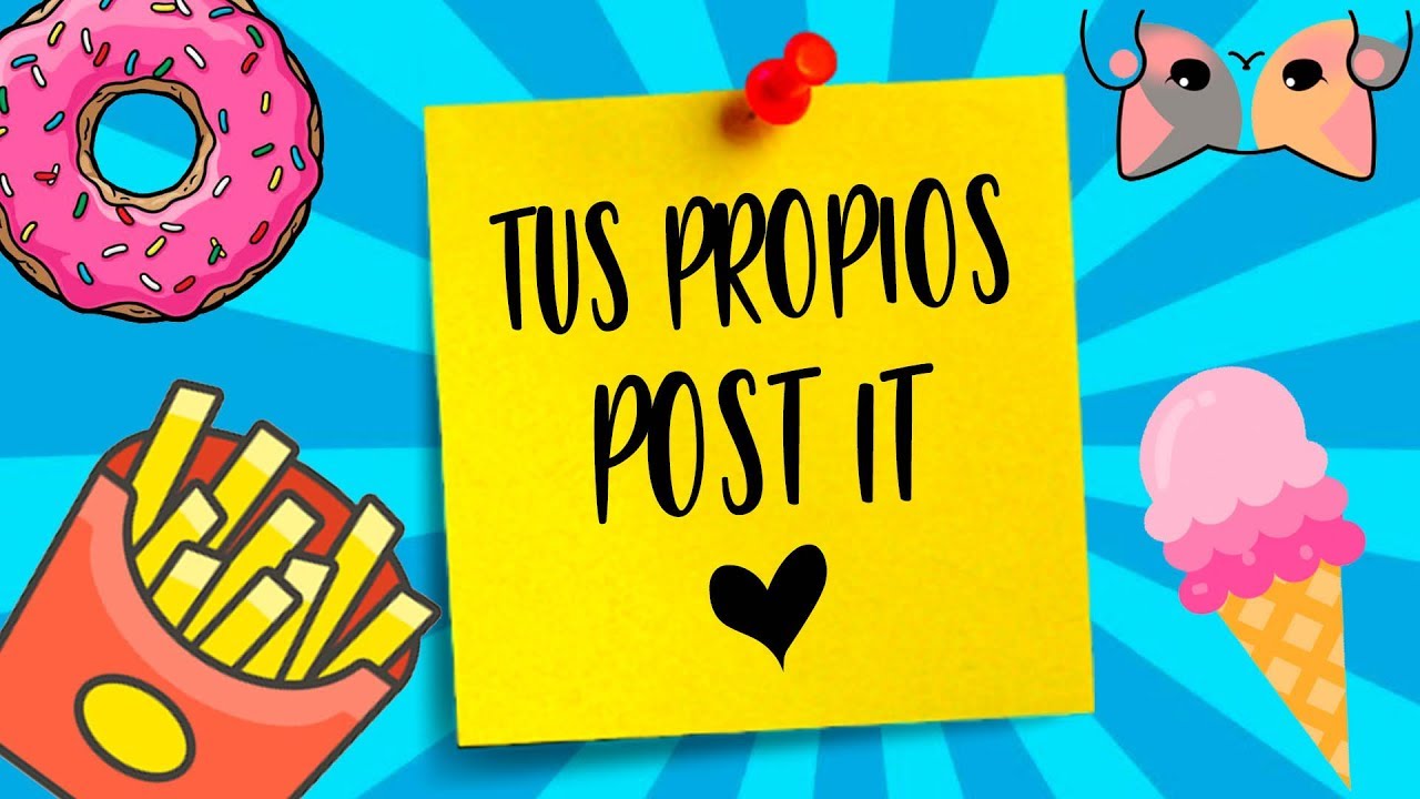 Haz Tus Propios Post It - Notas Adhesivas 📝 / Lorena G 💜