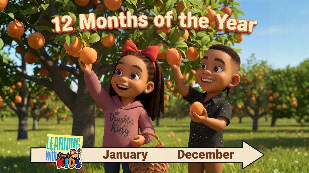 Learn The Months Of The Year! | Learning With Lion's Kids | Nursery Rhymes + Kids Song