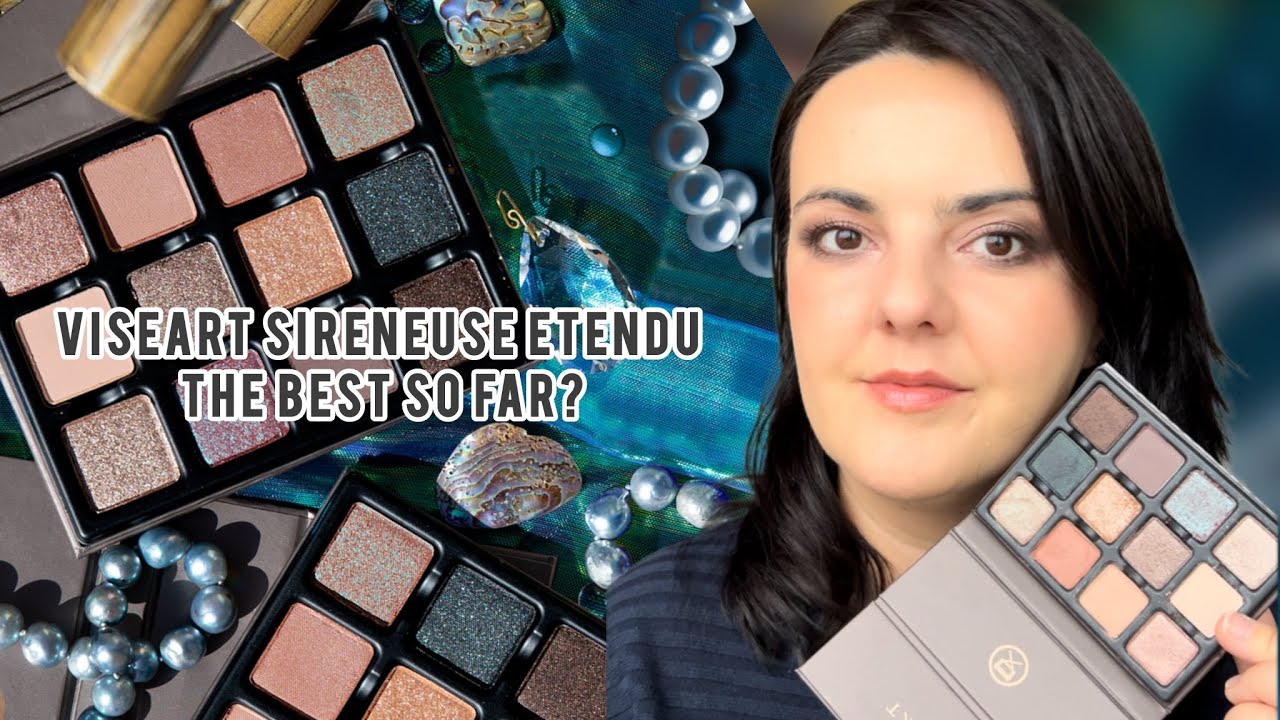 Viseart VISEPRO&trade; SIRENEUSE ETENDU eyeshadow palette/ 4 looks and review/ the best so far?