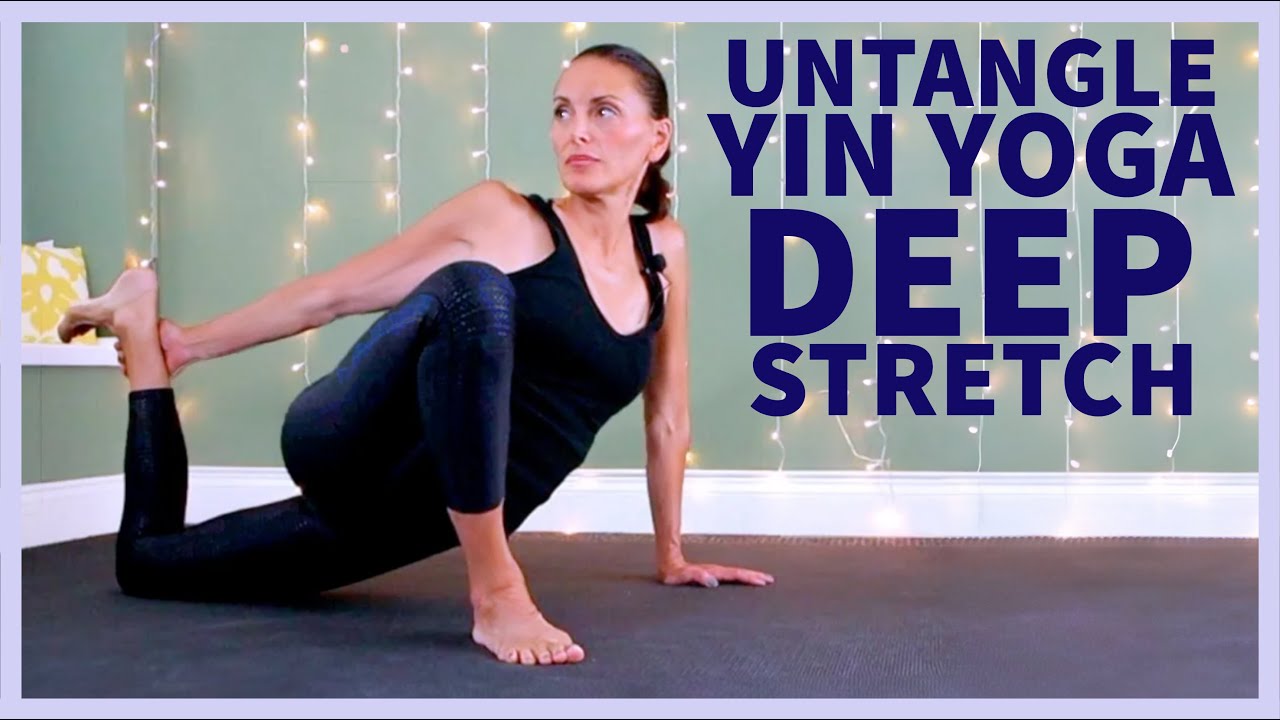 Yin Yoga Deep Fascial Stretch with Sound healing 90 minutes: UNTANGLE