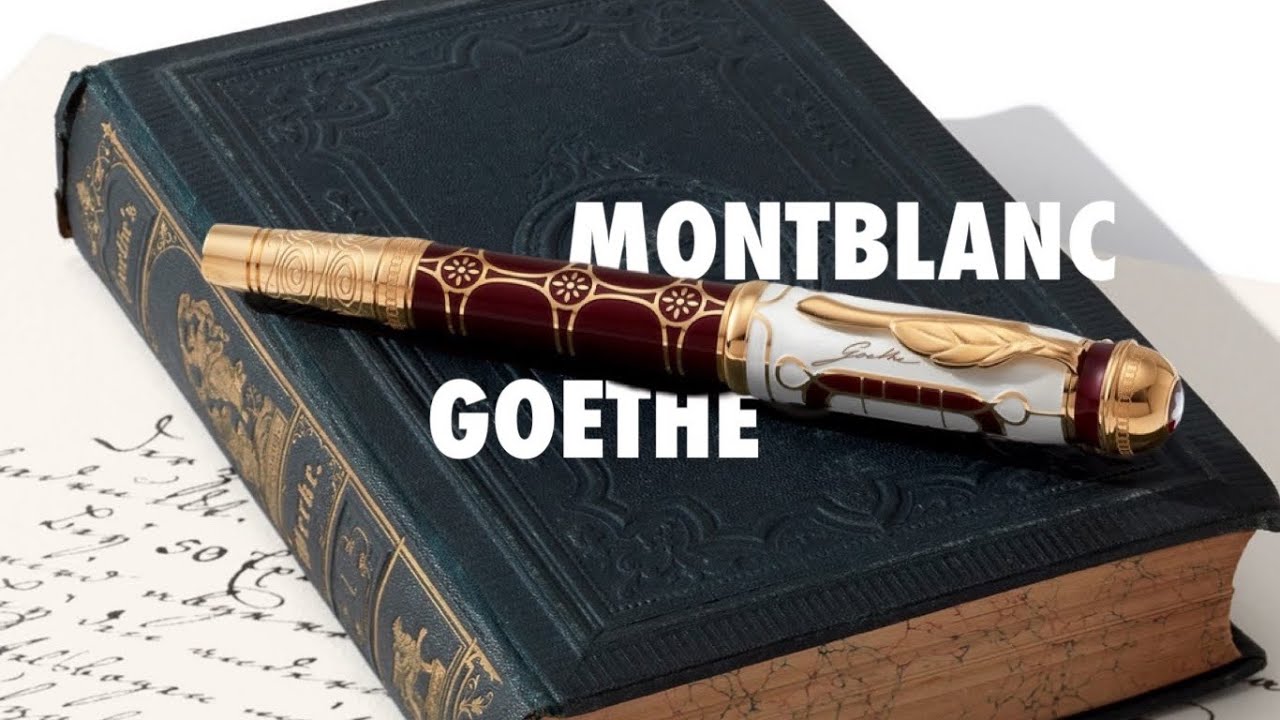 This is the newest Writers Edition of Montblanc: „Homage to Johann Wolfgang von Goethe“