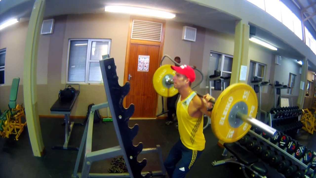 Marcin Lewandowski Training in South Africa 2013