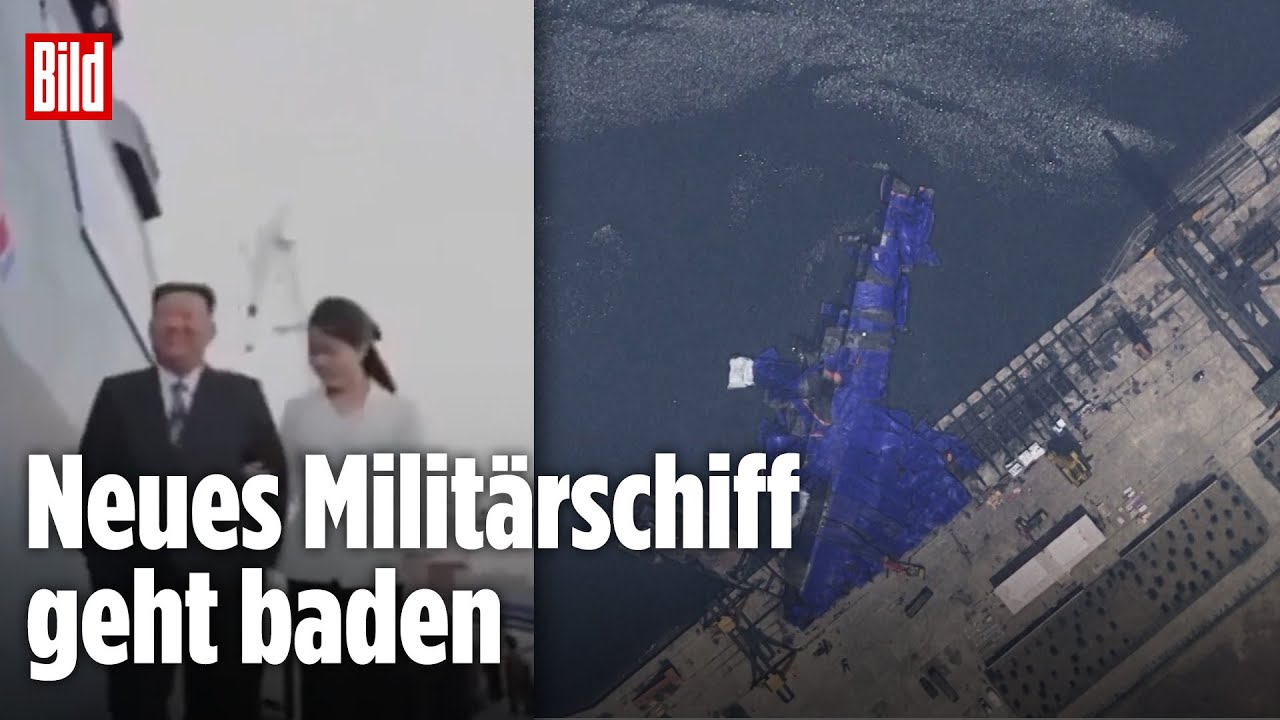 Nordkorea: Diktator erlebt Blamage beim Stapellauf von Kriegsschiff