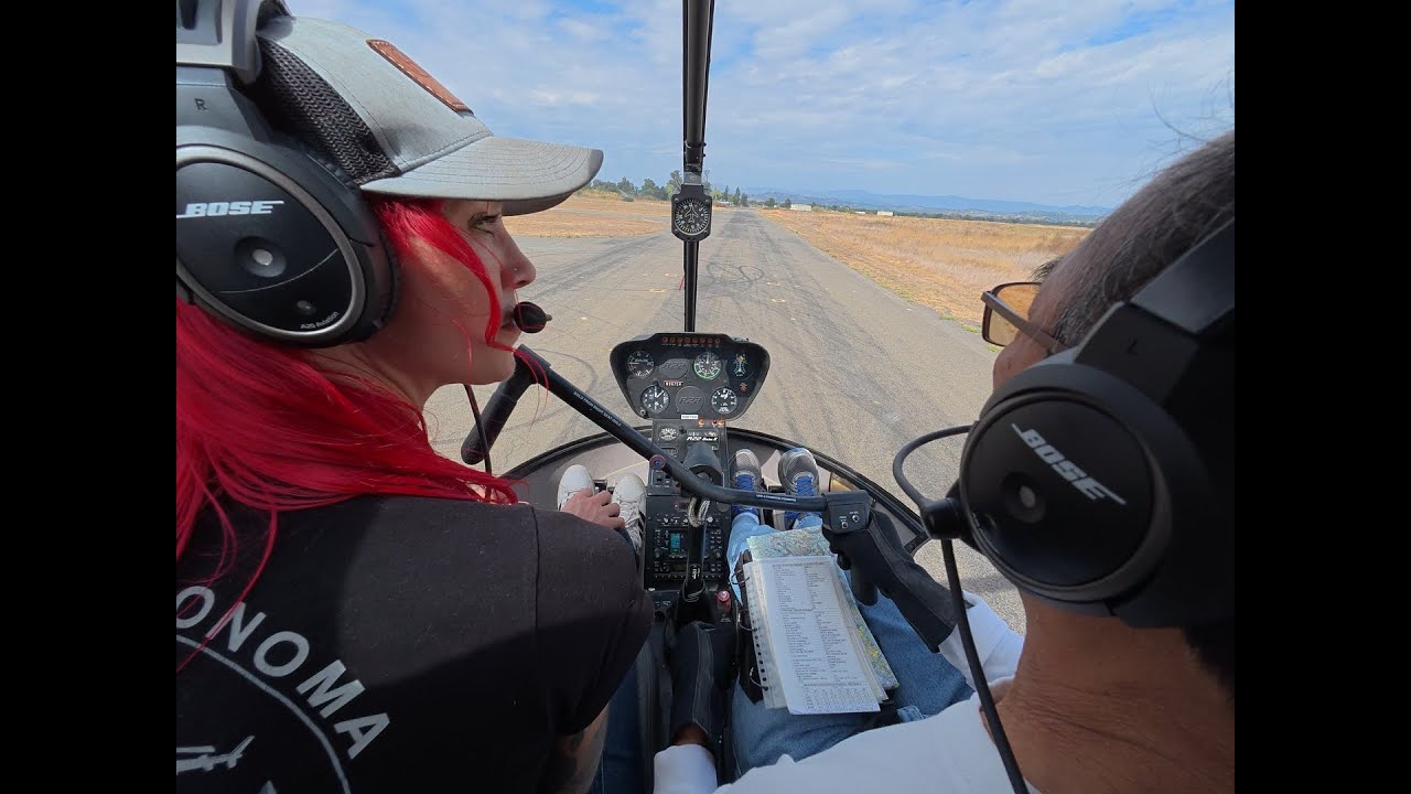 Lesson #165 Robinson R22 Helicopter, Sonoma Flight Academy.